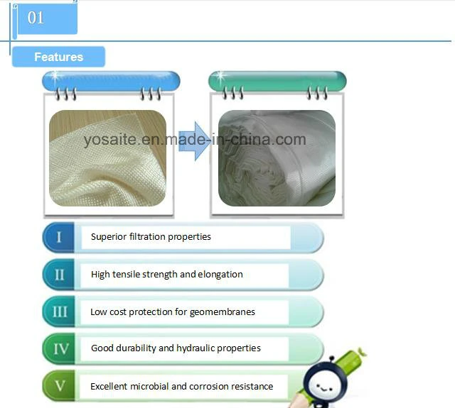 Polypropylene(PP) Filament Woven Geotextile for Highway Underlayment