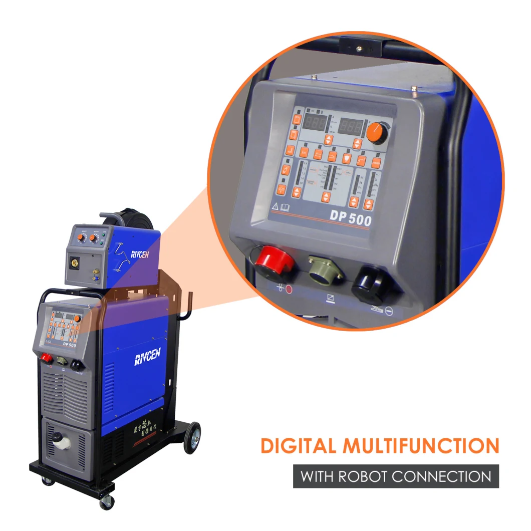 DC Double Pulse and Full Digital Control Welding Machine, Argon & CO2 Gas, Precise Aluminum Welding