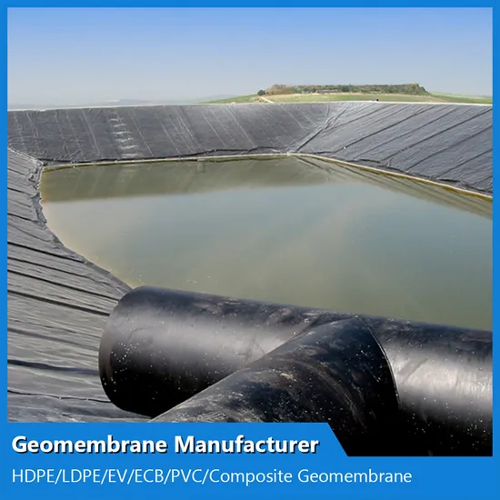 공장 가격 0.2mm-2mm ASTM GM13 누수 방지 방수 불침투성 연못 라이너 플라스틱 방수 HDPE LDPE LLDPE PVC HDPE Geomembrane